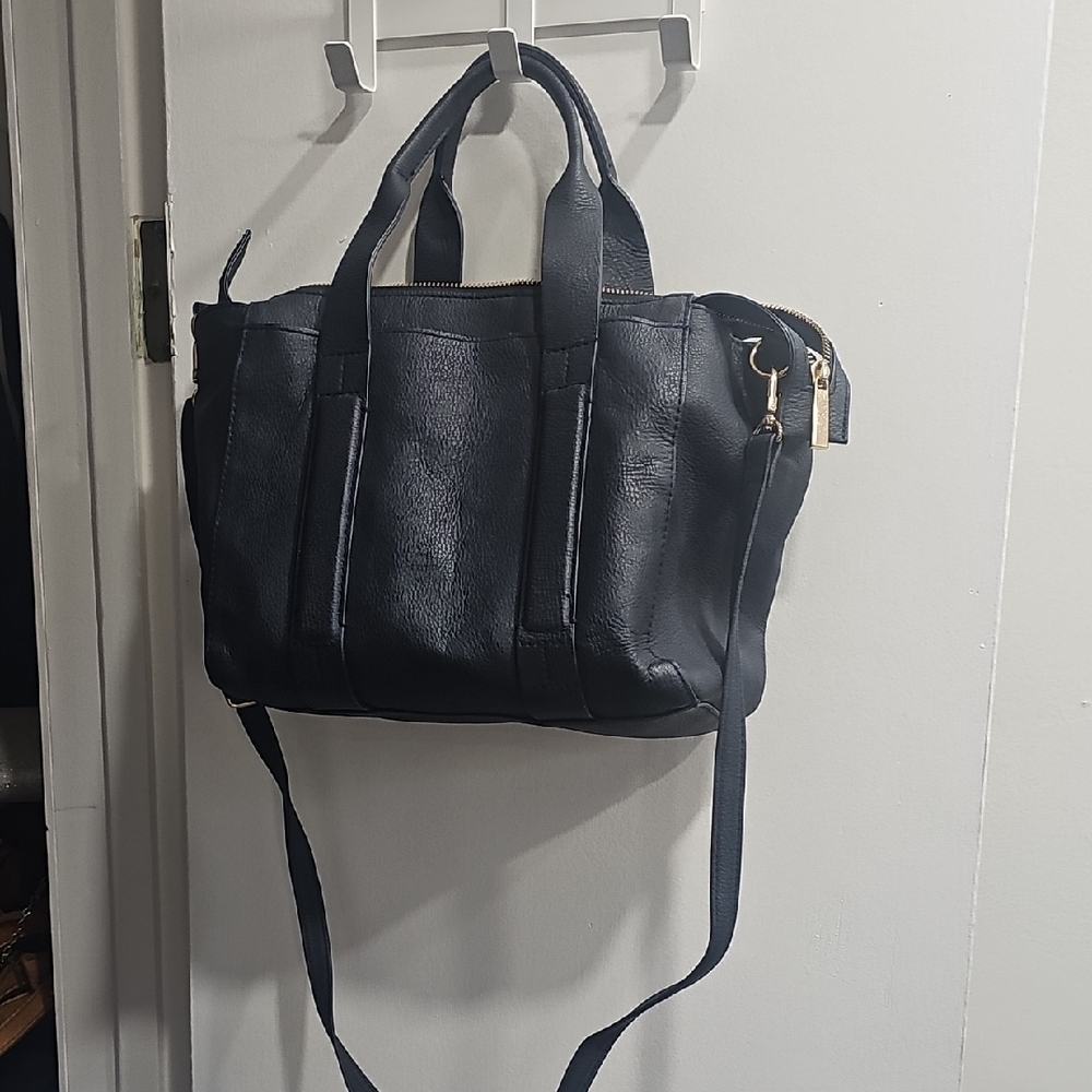 🌙 a new day Midnight Blue Satchel
